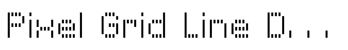 Pixel Grid Line Down Norm S
